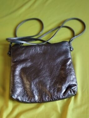 Park Ave.Metallic Black Crossbody Shoulder Bag